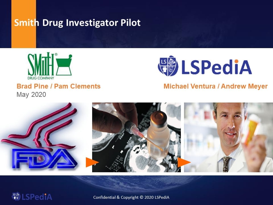 Smith Drug Investigator Pilot Webcast